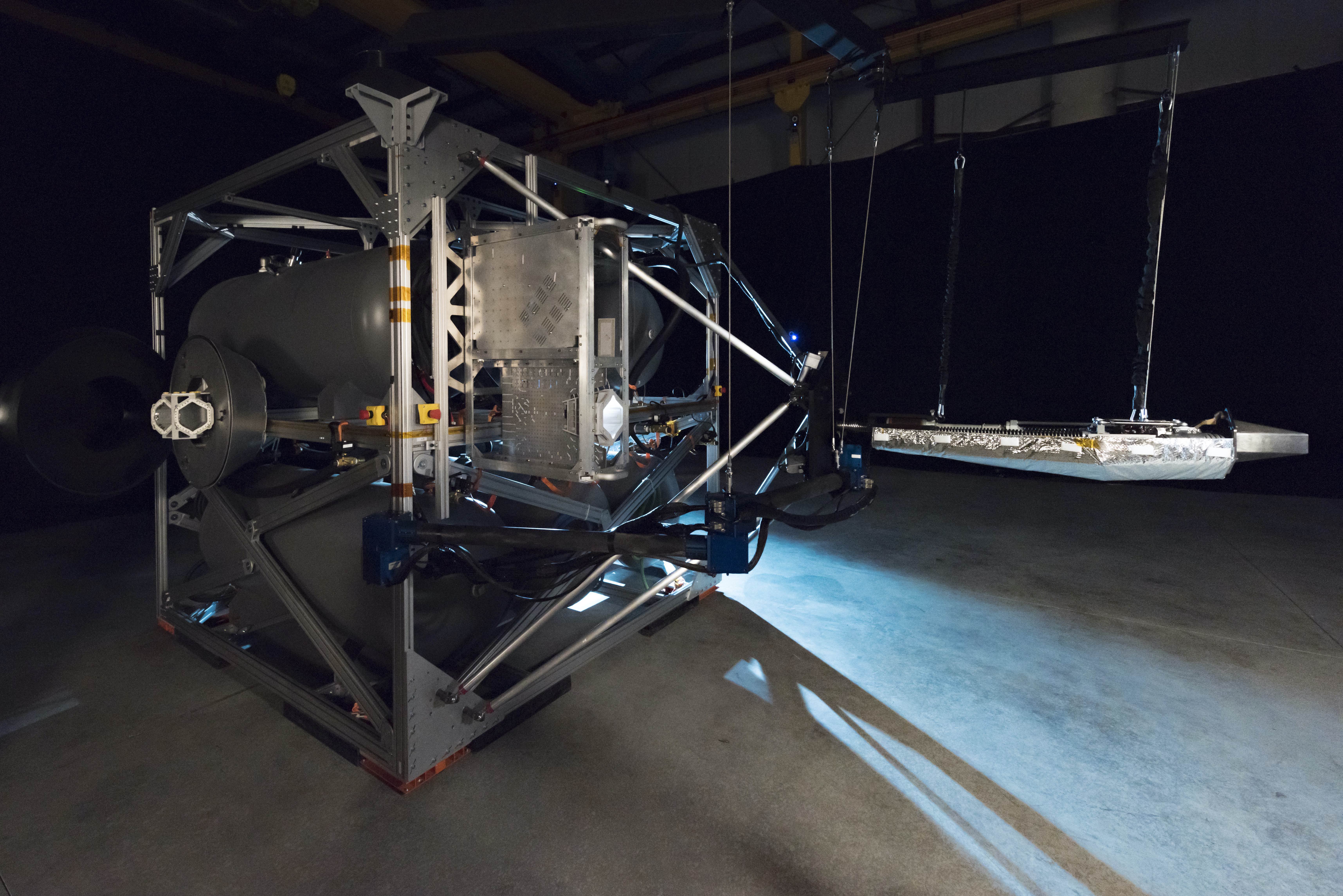 Validation testing of the BiBlade sampling system on a full-scale air-levitated 2200kg spacecraft emulator.