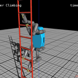 DARTS - Robosimian Climbling a Ladder