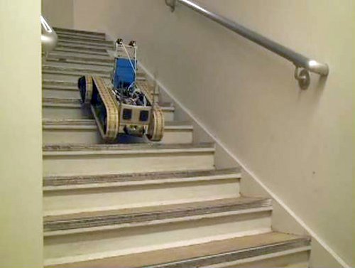 Autonomous Stair Climbing for Portable Unmanned Ground Vehicles